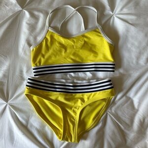 Abercrombie Kids Yellow with Stripes Bikini